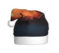 WHJSHOP Sombrero de Navidad con imagen de hormigas viajando a través de túneles para adultos para fiestas de Halloween