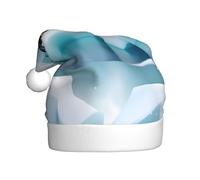 WHJSHOP Sombrero de Navidad con imagen de pingüinos en el iceberg para adultos para fiestas de Halloween