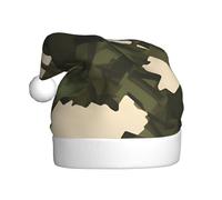 WHJSHOP Sombrero de Navidad de camuflaje del ejército para adultos para uso en fiestas de Halloween
