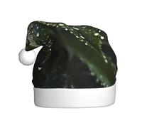 WHJSHOP Sombrero de Navidad estampado Morning Dew para adultos, diseño suave, ligero y esponjoso para hombres y mujeres