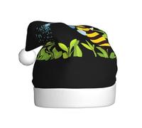 WHJSHOP Sombrero de Navidad impreso con diseño de abejita que riega las flores para adultos, por lo que es un regalo divertido y duradero para hombres y mujeres