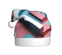 WHJSHOP Sombrero de Navidad impreso con símbolos abstractos para adultos, por lo que es un regalo divertido y duradero para hombres y mujeres