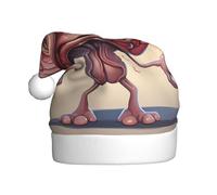 WHJSHOP Sombreros de Navidad de felpa para hombre y mujer, diseño de cerebro humano, gorras de fiesta de Año Nuevo para adultos