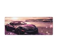 WHJSHOP Sports Car by The Sea Picture - Alfombrilla de mouse extra grande para computadora, oficina, juegos, teclado engrosado, versión 30.5 x 80.0 cm