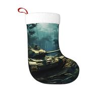 WHJSHOP Tanks in The Jungle - Calcetines decorativos de Navidad para decorar durante Halloween, Navidad y Año Nuevo