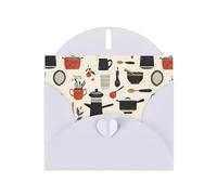 WHJSHOP Tarjeta de felicitación con impresión de producto de fondo puro, papel nacarado de alta calidad, efecto perla de doble cara, sobre de papel perla con hebilla de amor