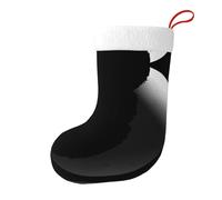 Whjshop The Broken Crescent Moon - Calcetines de Navidad impresos de doble cara para decoración de interiores y fiestas de gran capacidad
