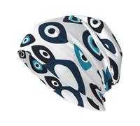 WHJSHOP The Eye of Evil Pattern - Gorro de punto para adultos, suave, cómodo y transpirable para hombres y mujeres, color negro