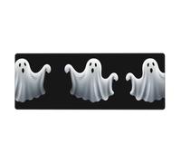 WHJSHOP The Floating Ghost Pattern - Alfombrilla de mouse extragrande de 12 x 31.5 pulgadas para computadoras de escritorio, portátiles, computadoras personales