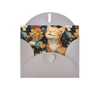 WHJSHOP The little mouse I adore Prints - Tarjeta de felicitación de papel nacarado de alta calidad, efecto perla de doble cara, sobre de papel perlado con hebilla de amor