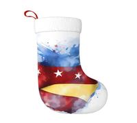 WHJSHOP The Star-Spangled Banner - Calcetines decorativos de Navidad para decorar durante Halloween, Navidad y Año Nuevo