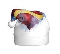 WHJSHOP The Star-Spangled Banner Pattern - Sombreros de Navidad de felpa para hombres y mujeres, gorras de fiesta de Año Nuevo para adultos