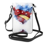 WHJSHOP The Star-Spangled Banner Picture - Bolso bandolera pequeño de cuero para mujer, impermeable y duradero