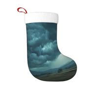 WHJSHOP The Storm After The Calm - Calcetines decorativos de Navidad para decorar durante Halloween, Navidad y Año Nuevo