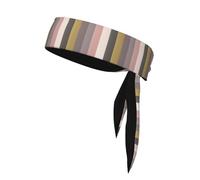 WHJSHOP Un pañuelo deportivo cálido y rústico con patrón de esquema de colores, diadema casual, elástica, absorbe el sudor, ajustable, antideslizante