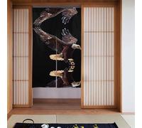 WHJSHOP Una cortina con estampado de águila, dos piezas empalmadas de 86 x 142 cm, cortinas de tela divisoras de habitación, suave y no se arruga fácilmente