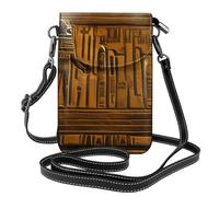 Whjssf Bolso pequeño para teléfono celular de 7.6 x 4.9 pulgadas, diseño de jeroglífico egipcio antiguo, funda cruzada de cuero con solapa para mujer, perfecta para caminar, acampar