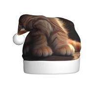 WHJSSF Bonito sombrero de Navidad con imagen de gato pequeño para adultos, por lo que es un regalo divertido y duradero para hombres y mujeres