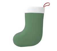 Whjssf Calcetines de Navidad impresos de doble cara con imagen verde melón de invierno para decoración de interiores y fiestas de gran capacidad