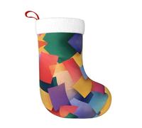WHJSSF Calcetines decorativos de Navidad con fragmentos de papel de color suaves, ligeros, con una buena sensación táctil para Halloween y Año Nuevo