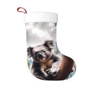WHJSSF Calcetines decorativos de Navidad con imagen de koala para decorar durante Halloween, Navidad y Año Nuevo