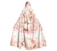 WHJSSF Capa con capucha de Little Fat Sheep Among The Flowers para Halloween, para juegos de rol, disfraces de escenario, fiestas, fácil cuidado