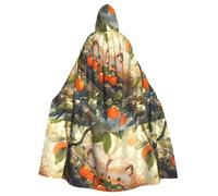 WHJSSF Capa con capucha de Little Hedgehog Under The Fruit Tree para Halloween, para juegos de rol, disfraces de escenario, fiestas, fácil cuidado