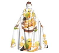 WHJSSF Capa con capucha de Little Sparrow On The Cake para Halloween, para juegos de rol, disfraces de escenario, fiestas, fácil cuidado