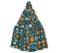 WHJSSF Capa con capucha para adultos Sun The Beach con estampado de guijarros para Halloween para varios entornos de fiesta y carnaval