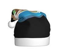 WHJSSF Capybara on a boat - Gorro de Navidad con estampado para adultos y fiestas de Halloween