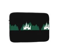 WHJSSF Castle Hidden in The Forest Prints - Funda portátil para portátil de 15 pulgadas, para viajes de negocios, escuela, oficina, uso diario