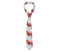 WHJSSF Corbata para hombre con imagen de zorro colorido que desaparece, suave y cómoda para negocios, uso diario, trabajo, cumpleaños, boda, fiesta, banquete, 144 x 8 cm, fácil cuidado