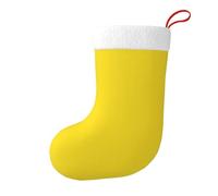 WHJSSF de calcetines decorativos de Navidad, color amarillo pálido, suaves y esponjosos, para mujeres y hombres