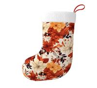 WHJSSF de calcetines decorativos de Navidad para otoño, hermosos estampados florales, suaves y esponjosos para mujeres y hombres