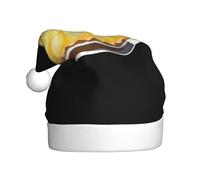 WHJSSF Delicioso sombrero de Navidad con patrón de pastel de piña, duradero para adultos, para Halloween, Navidad, Año Nuevo