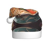 WHJSSF Delicioso sombrero de Navidad con patrón de ramen dulce duradero para adultos para Halloween, Navidad, Año Nuevo