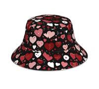 WHJSSF Give You Unlimited Love Prints - Gorro reflectante unisex con protección solar para hombres y mujeres, color negro