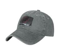 WHJSSF Gorra de béisbol negra con diseño de tiburón gigante en el mar, gorra de algodón ajustable para hombres y mujeres, transpirable y elegante, gris, Talla única