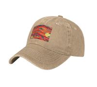 WHJSSF Gorra de béisbol negra con patrón de delfines y atardecer, ajustable, de algodón, para hombres y mujeres, transpirable y elegante, natural, Talla única
