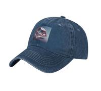 WHJSSF Gorra de béisbol negra para adultos, impresión de piedra de cristal brillante, para hombres y mujeres, ligera y seca, Azul marino, talla única