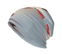 WHJSSF Gorro de punto elástico cálido con diseño de cachorro tocando guitarra, para hombres y mujeres, color negro