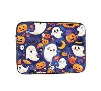 WHJSSF Happy Halloween Day Prints - Funda portátil para portátil de 12 pulgadas, para viajes de negocios, escuela, oficina, uso diario