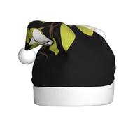 WHJSSF Hermoso sombrero de Navidad con imagen de flores de magnolia para adultos, por lo que es un regalo divertido y duradero para hombres y mujeres