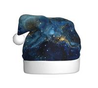 WHJSSF Hermoso sombrero de Navidad con imagen del universo de cielo estrellado para adultos, por lo que es un regalo divertido y duradero para hombres y mujeres