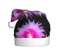 WHJSSF Hermoso sombrero de Navidad con patrón de flores para adultos, adecuado para Halloween, Navidad y Año Nuevo