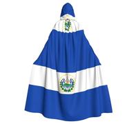 WHJSSF La capa con capucha de Halloween para adultos de El Salvador Prints es una capa súper grande, cómoda y duradera