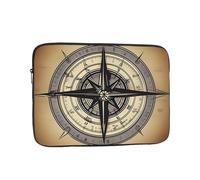 WHJSSF Law of The Compass Sea Prints - Funda portátil para portátil de 12 pulgadas, para viajes de negocios, escuela, oficina, uso diario