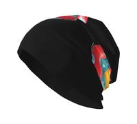 WHJSSF Little Duck on The Swim Ring - Gorro de punto para adultos, suave, cómodo y transpirable, color negro