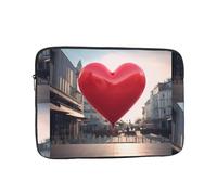 WHJSSF Love in The City Prints - Funda portátil para portátil de 17 pulgadas, para viajes de negocios, escuela, oficina, uso diario