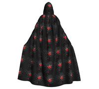 WHJSSF May you emerge like a butterfly Printing Halloween Adult Hooded Layer for various party and carnival settings